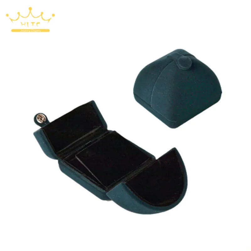 Высококачественные темно-синие бархатные фланелевые обручальные кольца для пар