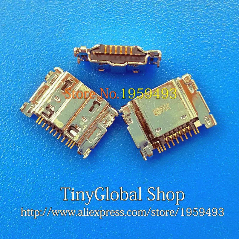 2 шт./лот Coopart новое зарядное устройство Micro USB разъем для зарядки порт Замена Samsung