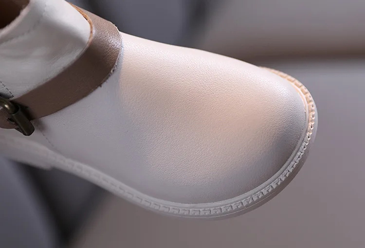 

Autumn Girls Genuine Leather Boots Princess Soft Bottom Martin Boots Leather Boots Children Shoes Little Girl Boots