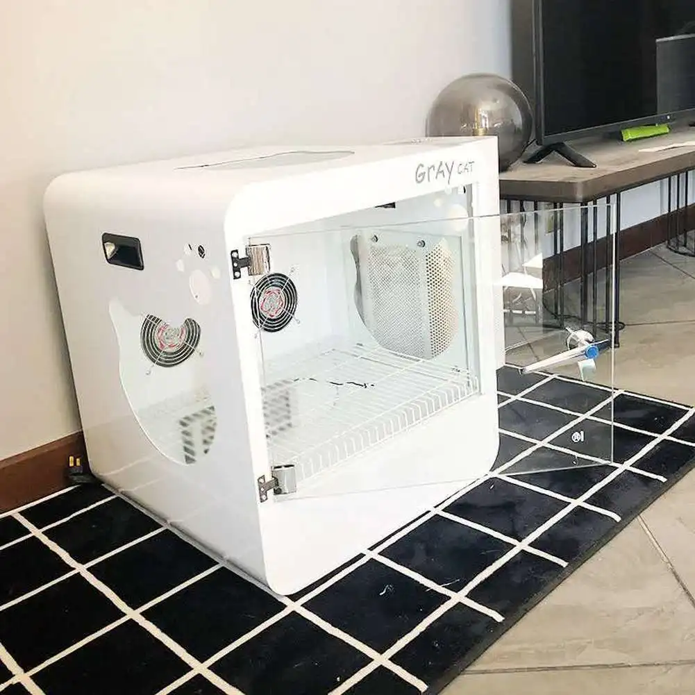 Automatic Pet Drying Box Smart Cat Mute Hair Dryer Dog Bath Blowing Oven Small Home Water Machine | Бытовая техника