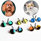 Очки солнцезащитные круглые в винтажном стиле для кошек и щенков