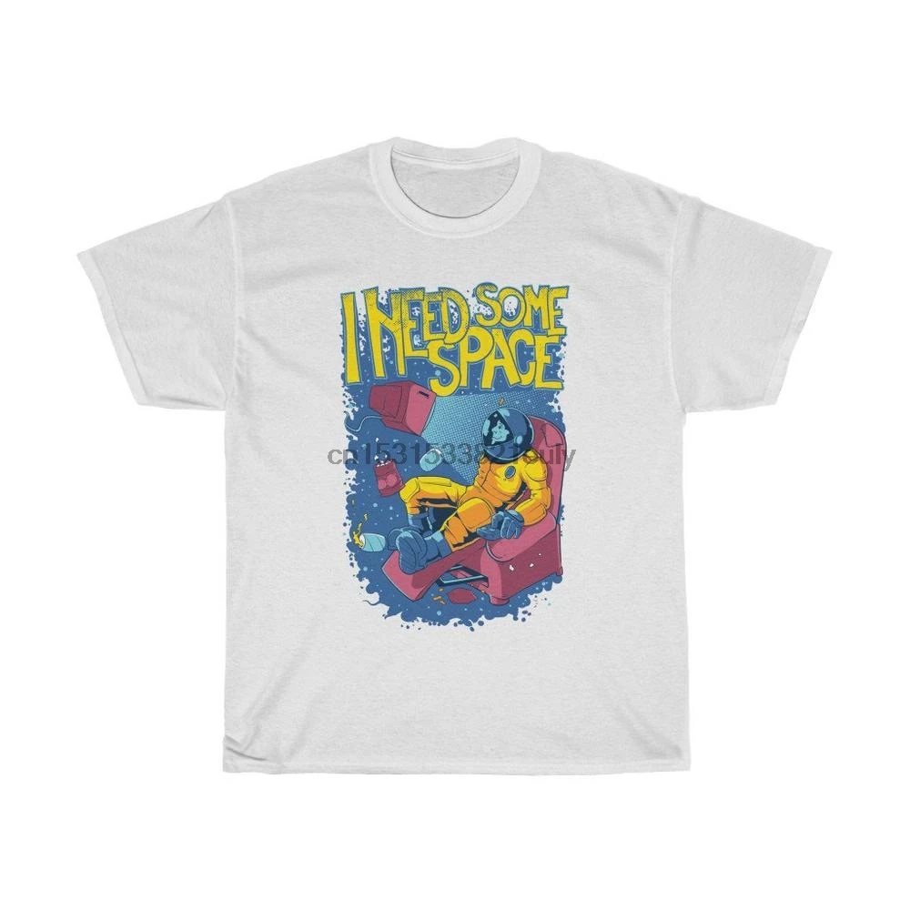 Футболка мне нужно кое что Космонавт Луна ТВ попкорн диван кино футболка унисекс