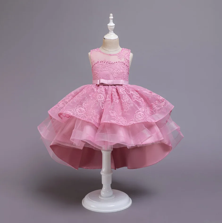 Новогодняя одежда кружевное платье для девочек рождественской вечеринки костюм