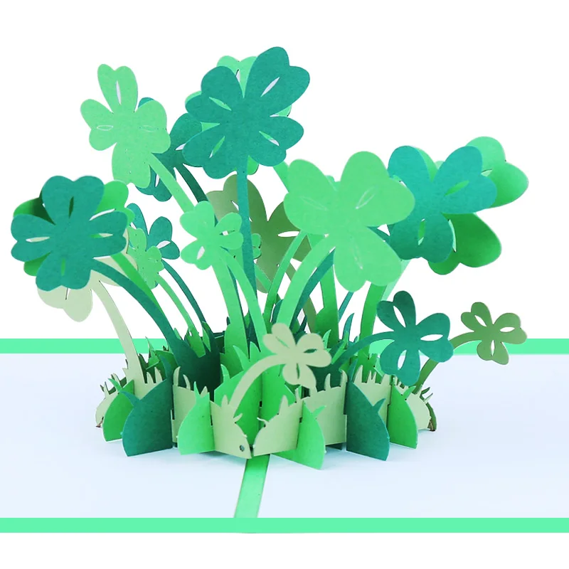 1 шт. 3D всплывающее оформление лазерная вырезка почтовая открытка на день