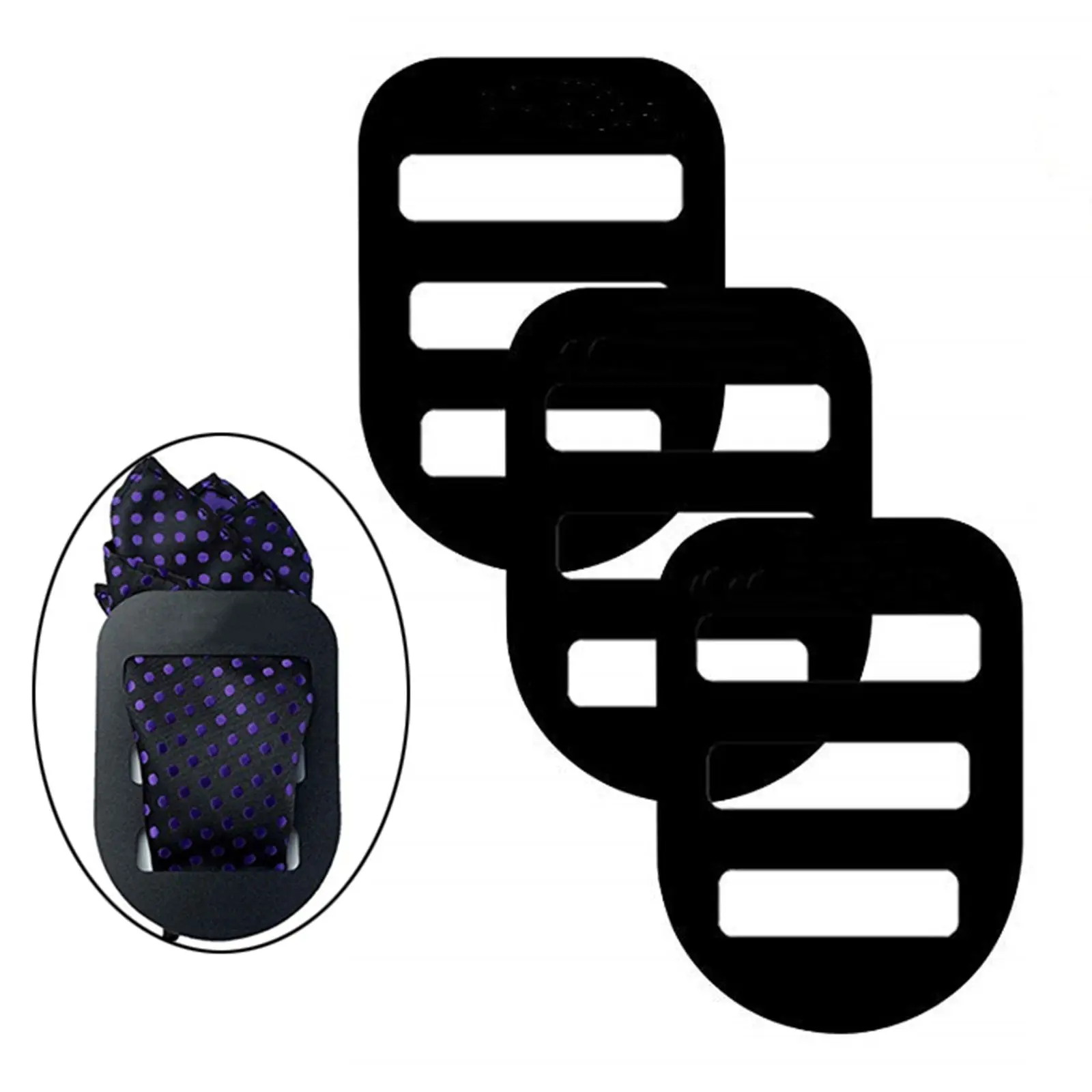 

3 шт., мужской квадратный платок