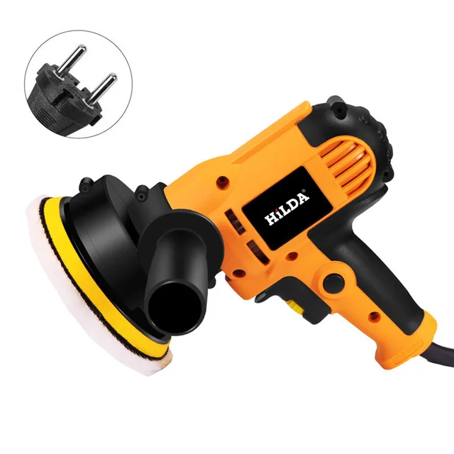  Полировальная машинка HILDA машинка для полировки автомобиля с регулируемой скоростью, инструменты для полировки воском, автомобильные…
