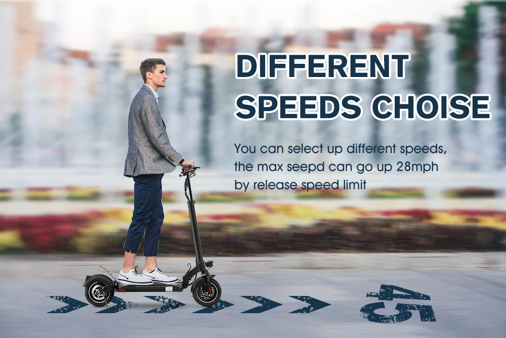 Electric Scooter 48V max 45km/h Foldable Adult Off-road Tire Upgrade 500W Powerful Motor Battery C1PRO e scooter with free seat