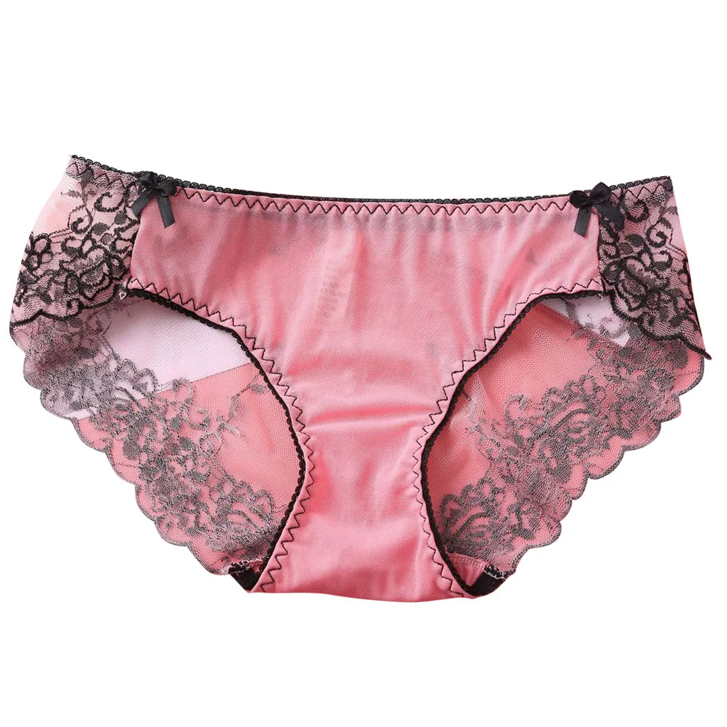 

Women Pantie Sexy Lace Knicker High Elastic Embroidery Yarn Underpants Underwear Lenceria Sensual Mujer