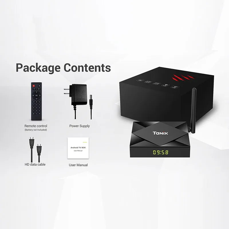 Tanix TX6S ТВ приставка Android 10 Allwinner H616 Smart TV Box 4 Гб Оперативная память 32GB/64GB 4K медиа
