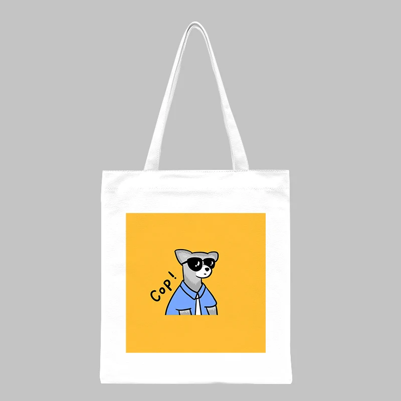 

Harajuku Style Canvas Tote Bag Shopping Bag Eco Reusable Shopper Student Bookbag Foldable Fashion Women Shoulder Bags