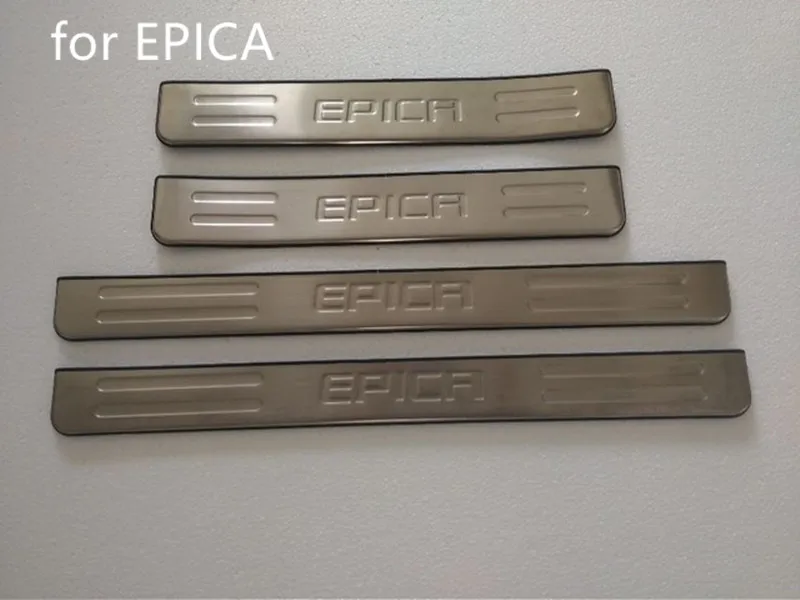 Для Chevrolet EPICA 2007-2013 нержавеющая сталь автомобиля Накладка/порог дверь пороги