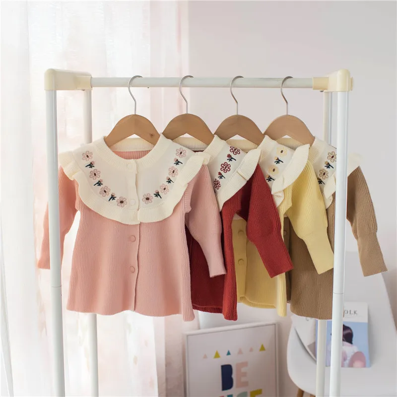 

New Baby Toddler Girls Dress knitted Long-Sleeve Princess Sweater Kids Winter Clothes Newborn Dresses For Infant Girl Knitwear