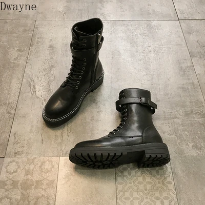 Увеличивающие рост Ботинки Martin в британском стиле новинка 2019 осенняя стильная