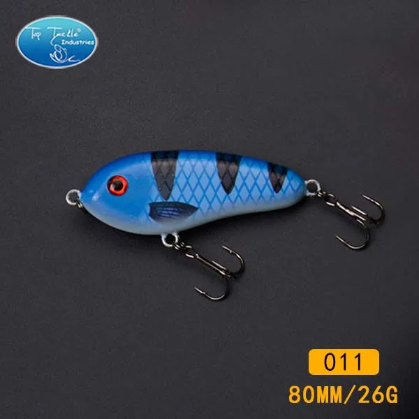 2 hooks 80mm 011 Бесплатный проезд рыболовные снасти рывок приманки рыболовную приманку голубка( 80 мм 25 г- 8/pcs-8/цвет- раковина - Цвет: 2 hooks 80mm 011