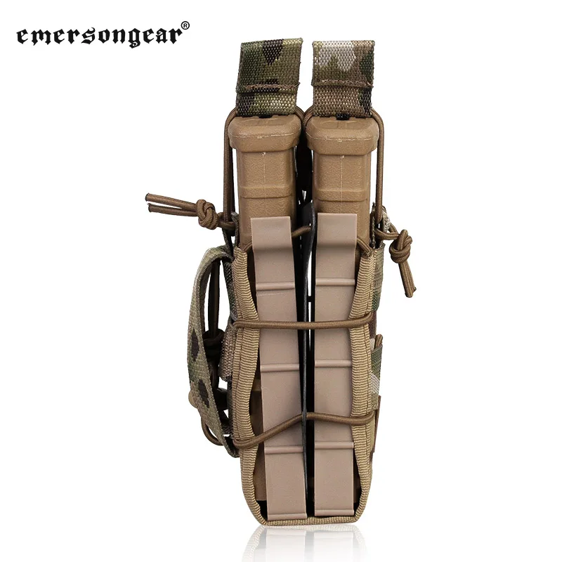 Emerson Шестерни Двойной Подсумок модульный Molle 5 56 M4 M16 AR15 SR52 P MAGS M1A1 G3 подсумок