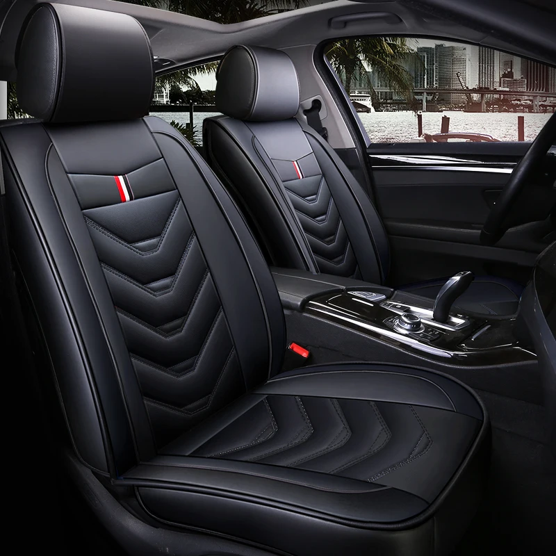 leather car seat cover for audi a3 8p a5 a8 a4 q7 q5 a6 tt mk1 all models accessories 5 seats | Автомобили и мотоциклы