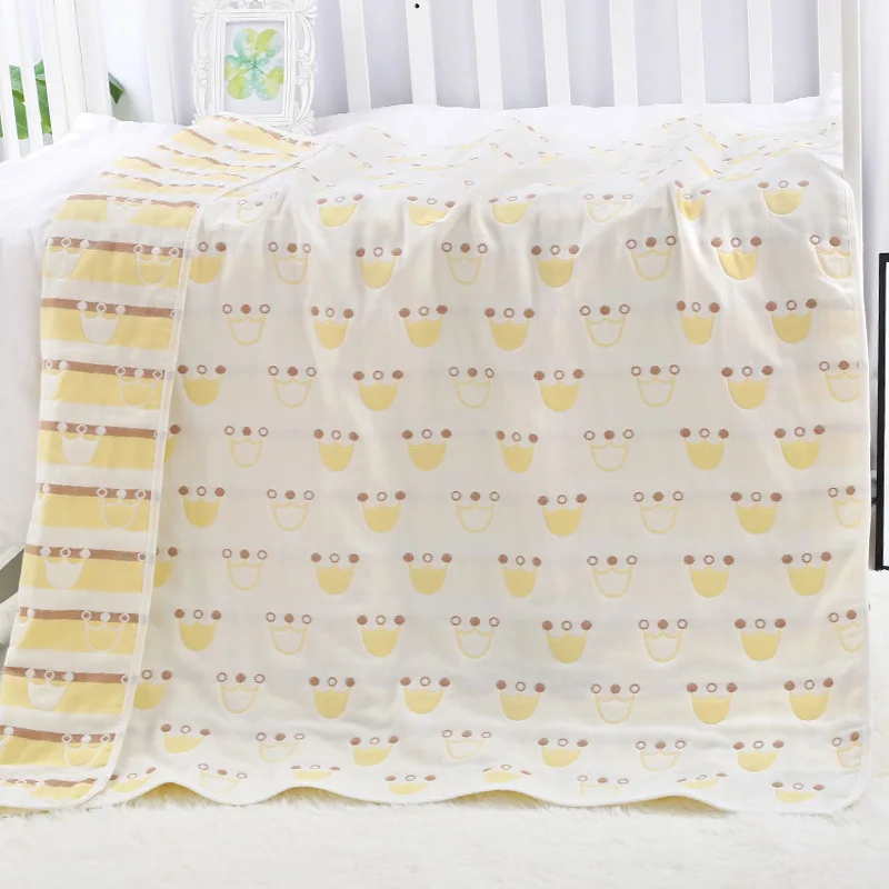 120*150 см хлопковое шесть слоев детское полотенце одеяло банное | Дом и сад