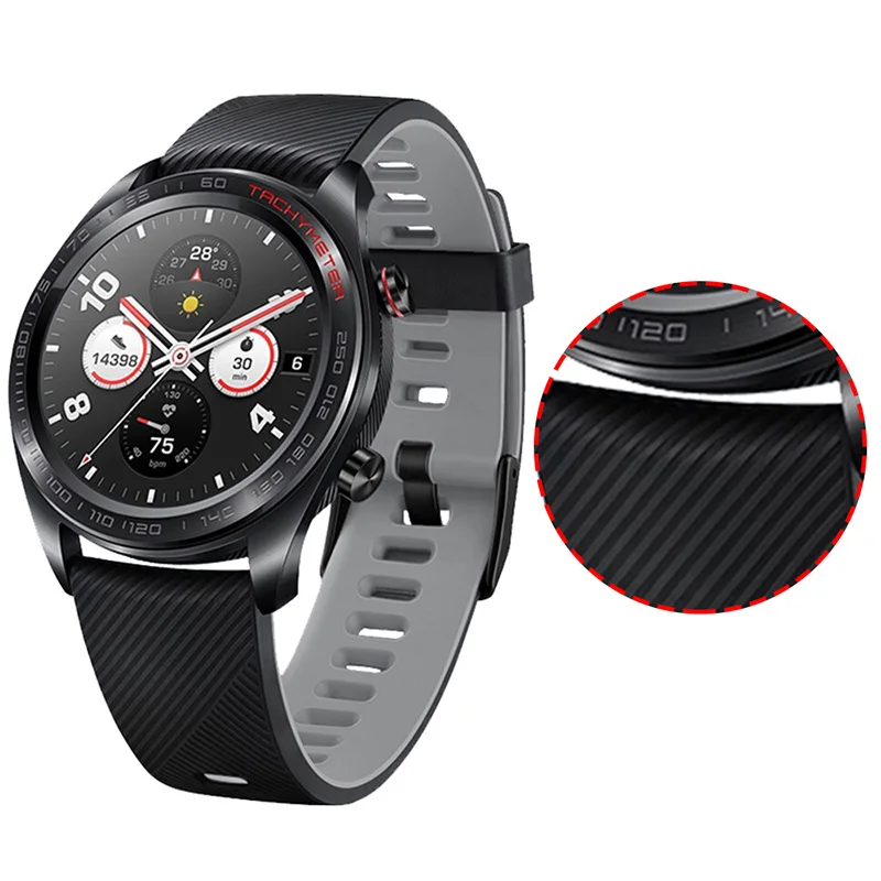 22 мм силиконовый ремешок для huawei watch gt 2 band 46 galaxy active HONOR Magic браслет GT2 Smartwatch
