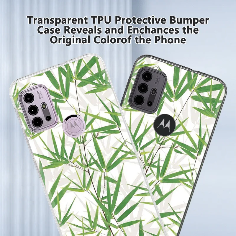 green leaf phone case for motorola moto e7 plus cover for motorola moto g9 g8 g plus play power one 5g g10 g20 g30 g50 g60 shell free global shipping