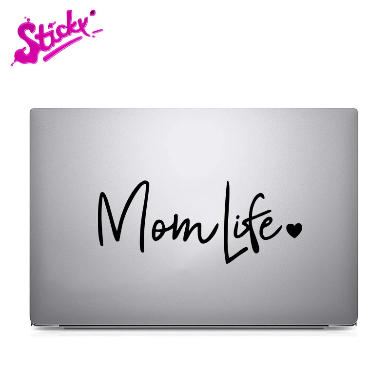 Наклейка на автомобиль с надписью Mom Life декоративная наклейка мотоцикл
