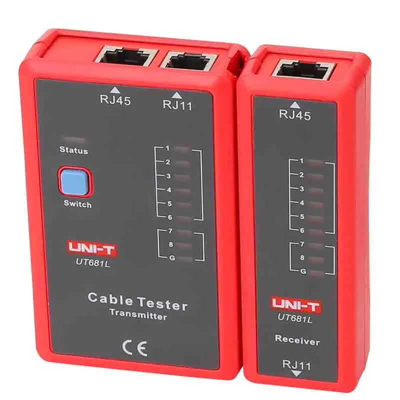 UNI T UT681L/UT681C/UT681HDMI кабельный тестер Телефонная линия/Сетевая линия проверки/Ethernet