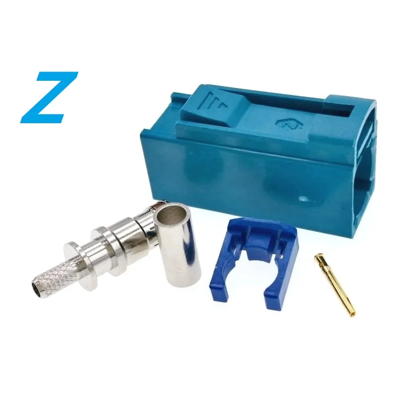 Коннектор Fakra SMB Z 5021 гнездовой разъем RF обжимной кабель RG316 RG174 LMR100|batterie r20|battery for hp