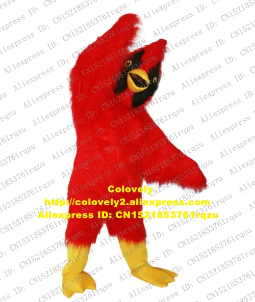 Red Bird Cardinal Linnet Roadrunner Geococcyx костюм-талисман попугая взрослые Мультяшные Подарки