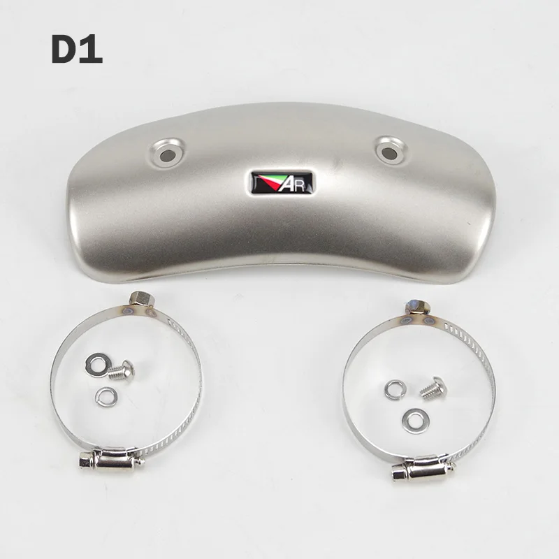 D1 AR sticker 40-63 мм мотоцикл глушитель анти-скальдинг тепловой щит крышка теплозащита Остин гонки AR akrapovic Yoshimura стикер - Цвет: D1 AR sticker
