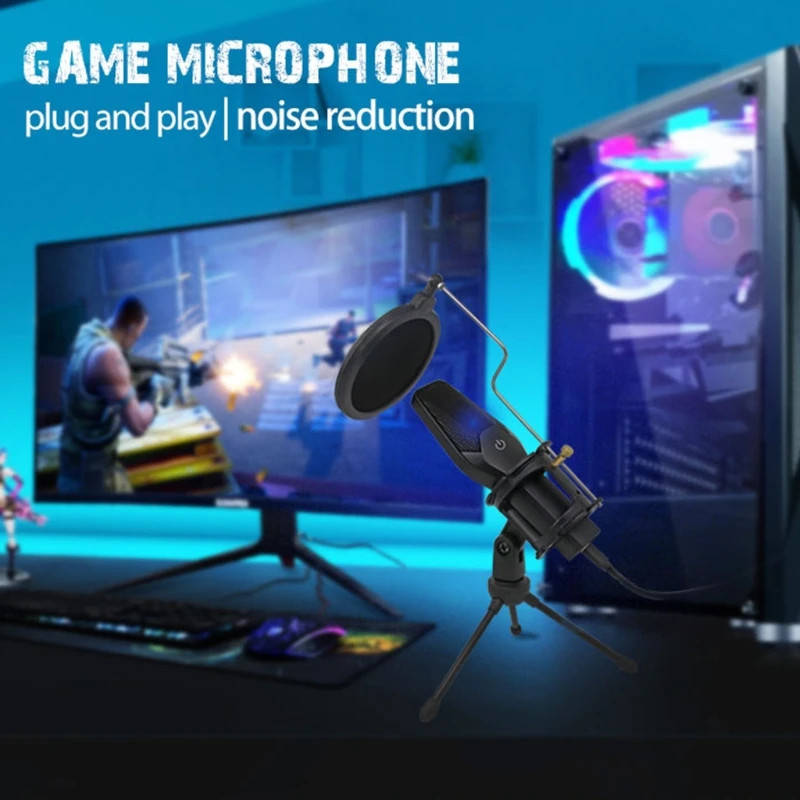 

Portable Wired Handheld Mic Machine Home Party Birthday Smartphone Widely Use Universal Vocal Presentation Round Filter
