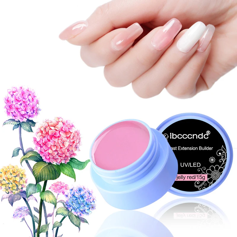 Ibcccndc 15 мл Гель лак для ногтей удлиняющий клей направляющая наклейка дизайна УФ