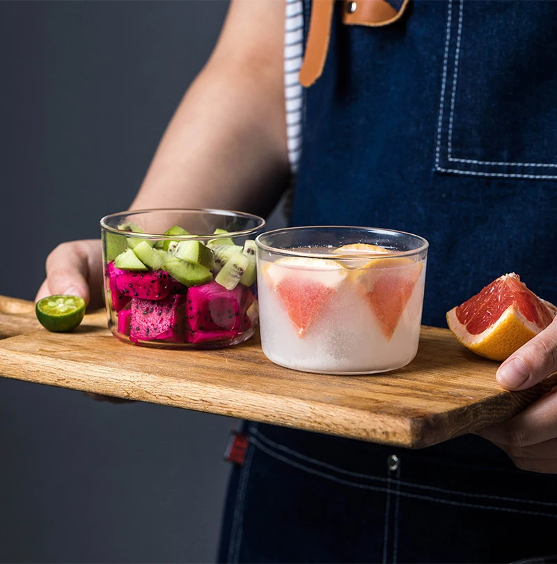 

250ml Yogurt Pudding Collins Glass Tea Milk Dessert Cup High Temperature Resistant Water Bottle Home Bar Drinkware Crystal Mugs