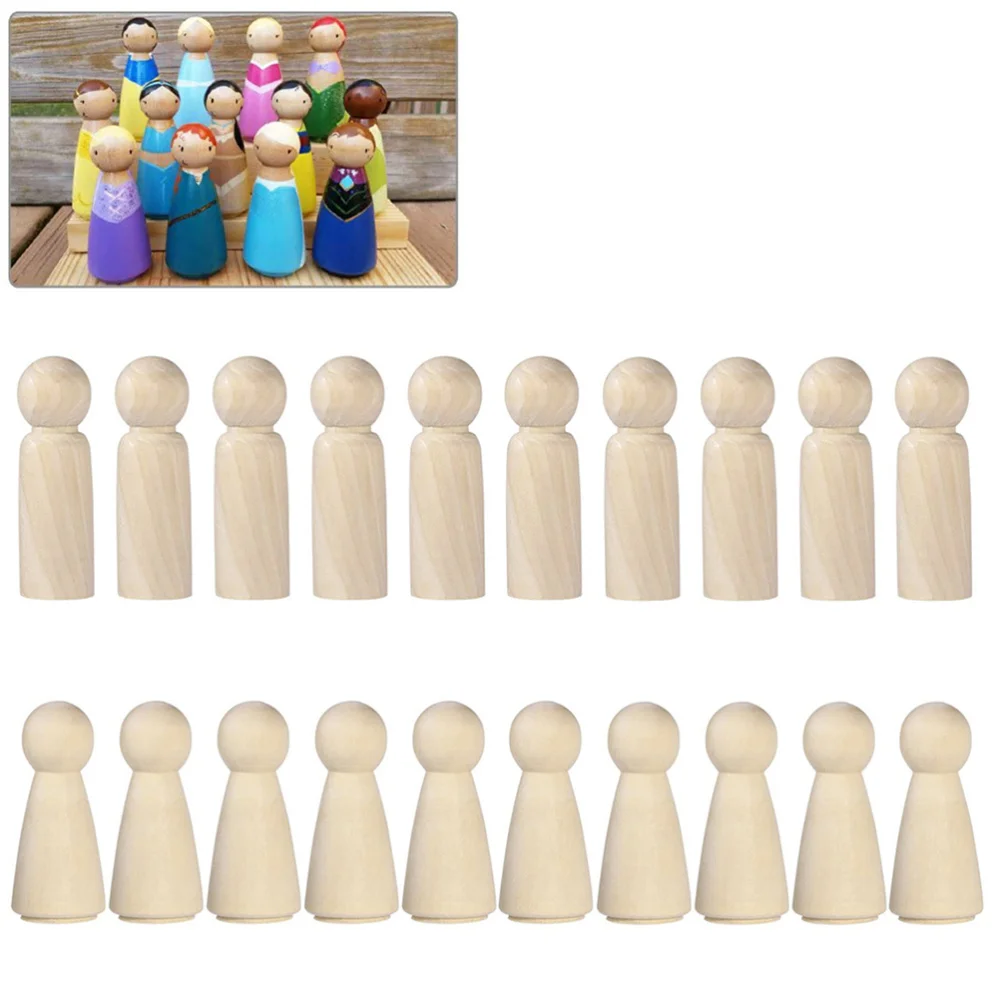 Фигурки деревянные креативные сделай сам для мальчиков и девочек 20 шт.|Игровые