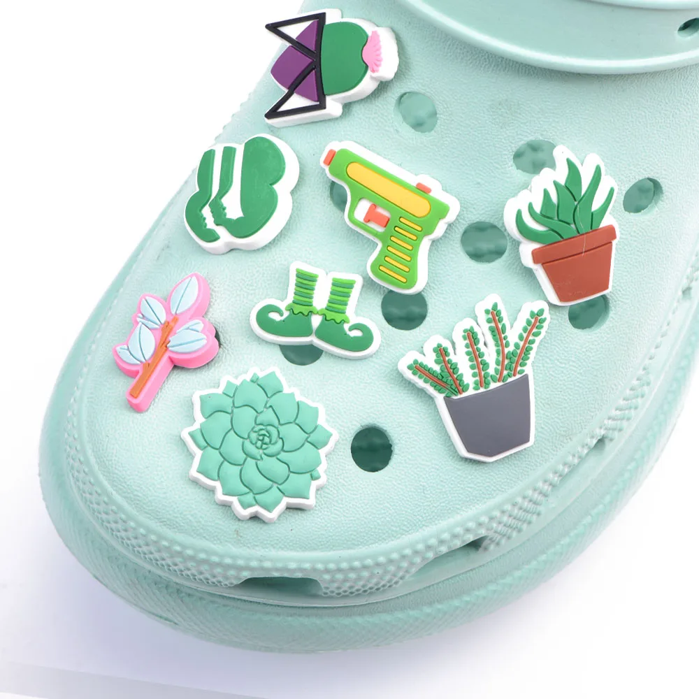 Black Girls Magic Croc Charms Accessories For Clogs Cute Heart  Cactus Nationality For AKA Shoe Decarations  Kids Gifts