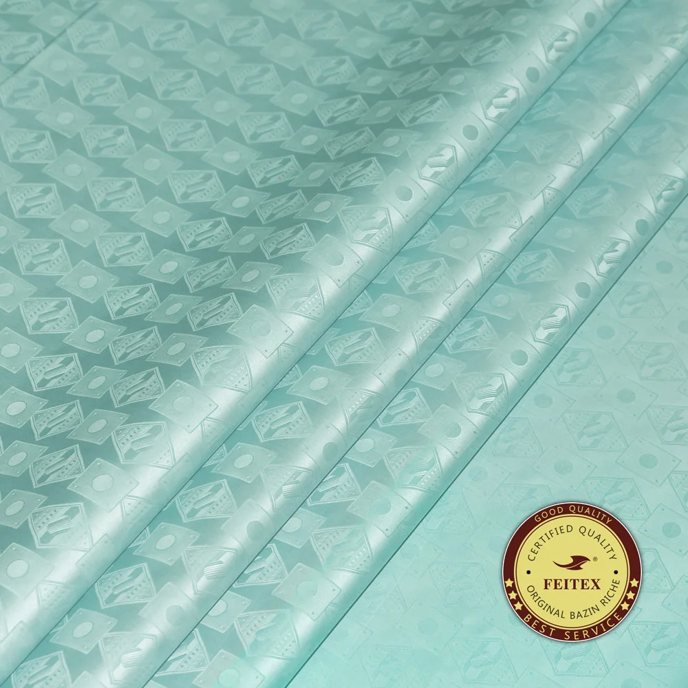 Африканская популярная морская парча 5/10 метров превосходный хлопок жаккард Feitex