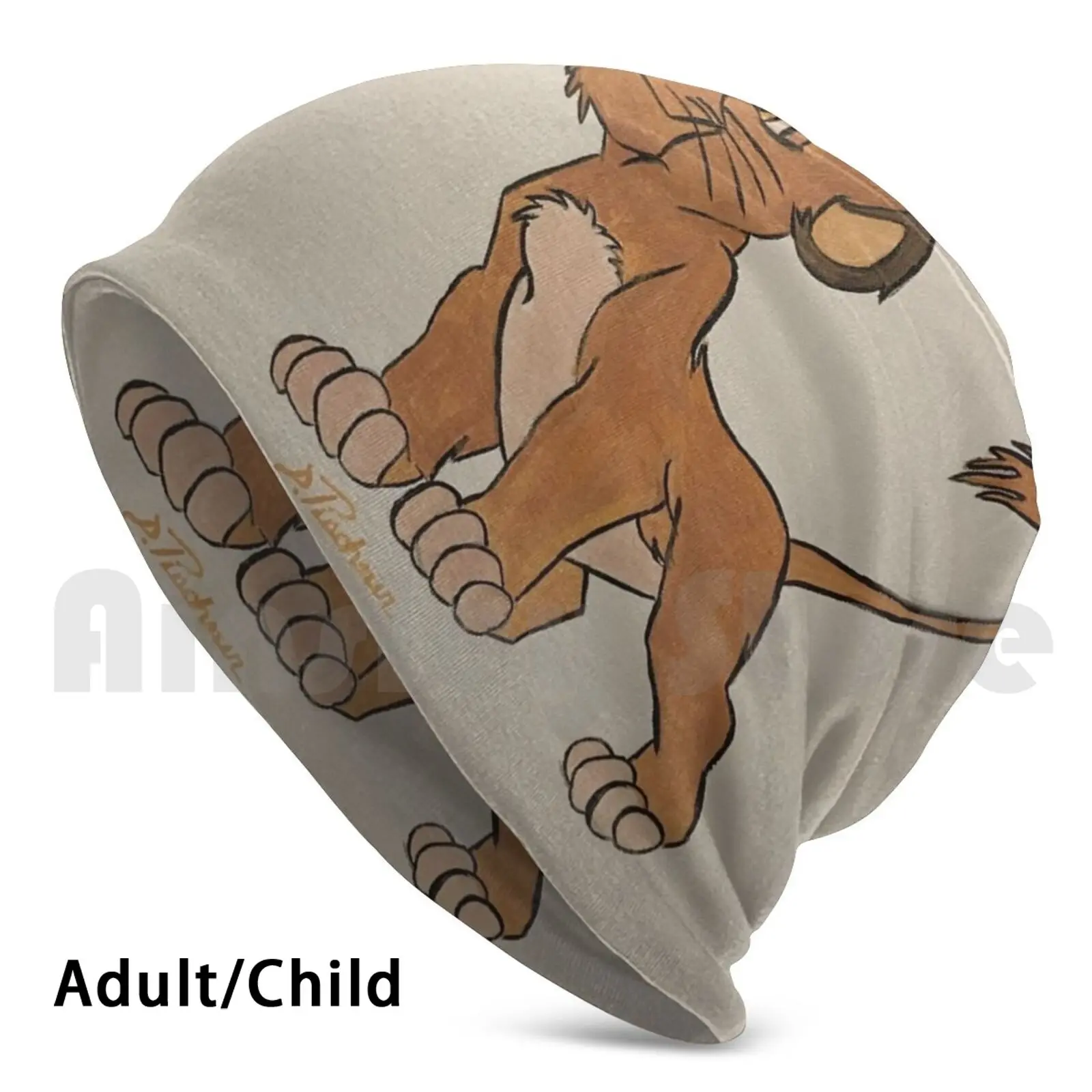 Шапка-бини Simba вязаная шапка в стиле хип-хоп | Аксессуары для одежды