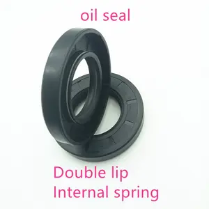 1PCS NBR framework oil seal TC58 65 25 30 35*79 80*7 8 9 10 11 12mm double lip with clamp spring