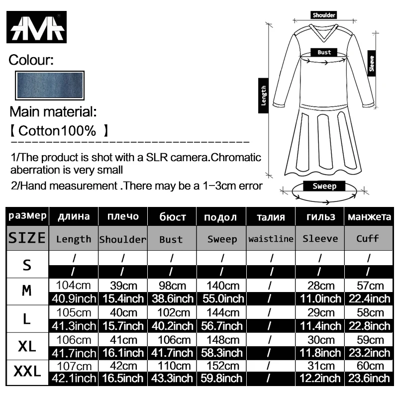 Платье из 100% хлопка женское винтажное длинное платье большого размера с длинным