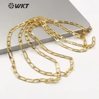 bc153 wkt new hot sales brass chain in gold electroplated resist tarnishable jewelry findings chain for bracelet necklace