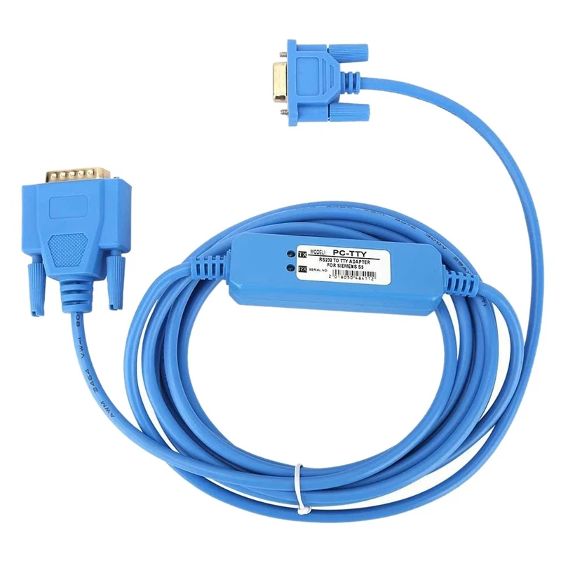 

PC-TTY PLC Кабель для программирования Связь загрузки данных линии подходит для Siemens S5 серии 6ES 5734-1BD20