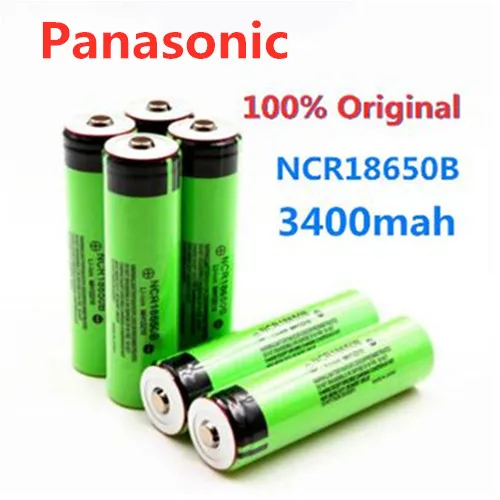 Аккумулятор Panasonic 18650 3400 mah 3,7 V ncr18650b специальная аккумуляторная батарея+ заостренный