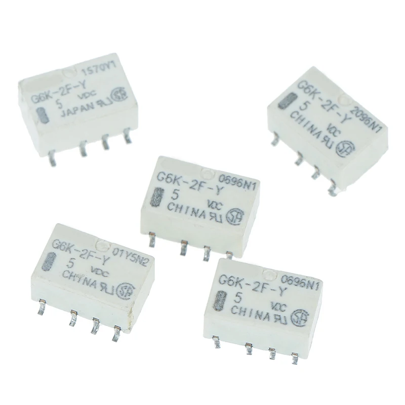 5 шт. Dc 5 в Smd G6k-2f-y реле сигнала 8pin для Omron Реле горячий