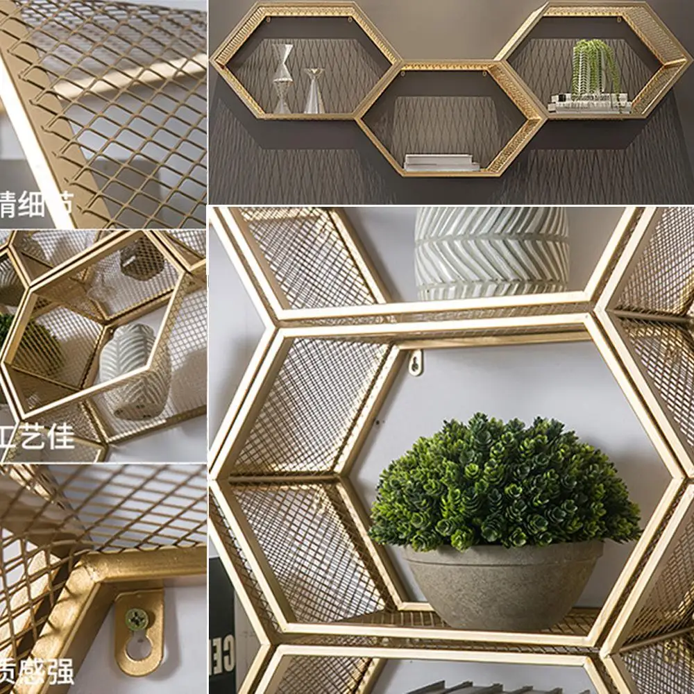 Креативный Золотой Встроенный Настенный шкаф сделай сам книжный в ряд мебель для