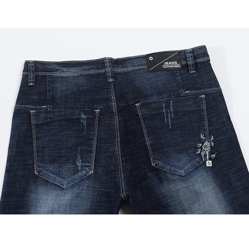 Джинсы KSTUN мужские стрейчевые облегающие рваные байкерские джинсы повседневные