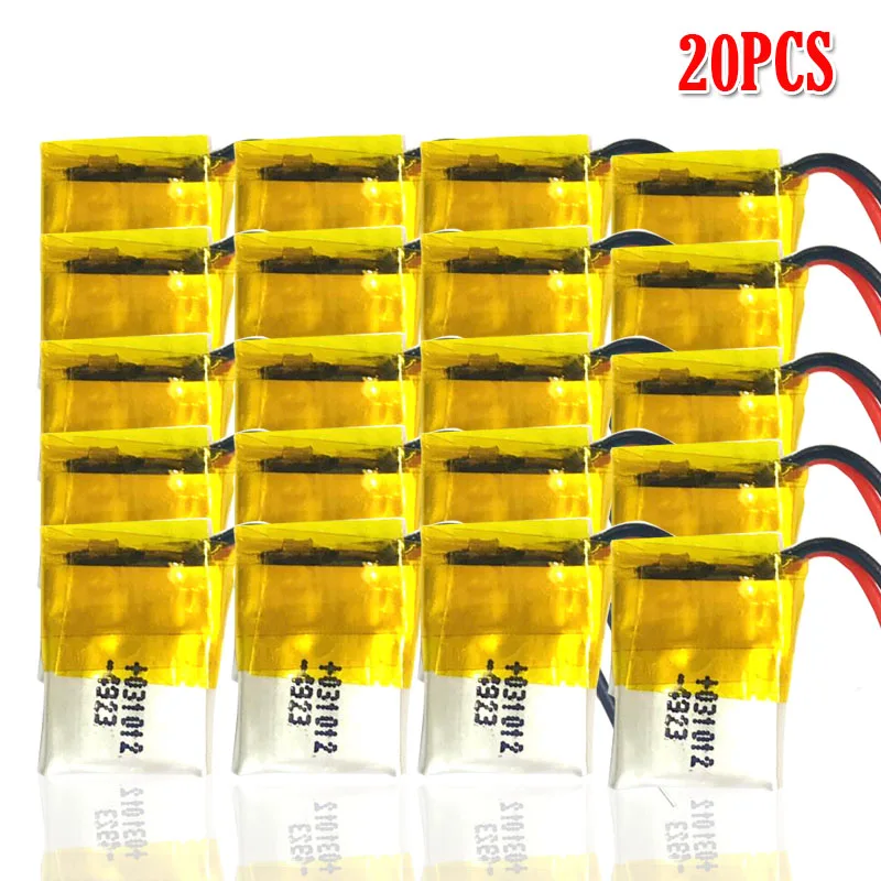 20pcs 30mAh 3,7 V 301012 литий-полимерная lipo аккумуляторная батарея для gps MP3 MP4 PAD DVD DIY bluetooth наушники Динамик телефон - Цвет: 20pcs
