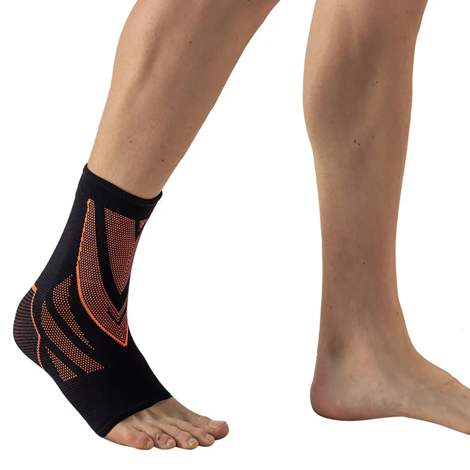 

GOBYGO 1Pcs Ankle Support High Elastic Exercise Running Football Compression Breathable Ankle Support Belt Reduce Sport Injuries