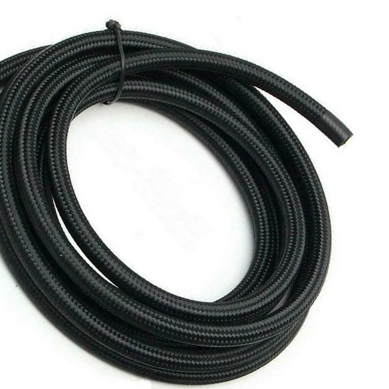 

13PCS 6AN AN-6 Fitting Stainless Steel Nylon Braided Oil Fuel Hose Line 16FT