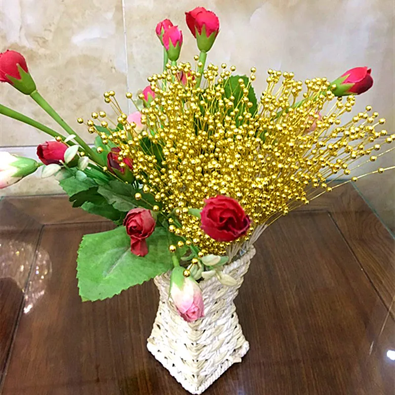 10 шт. жемчужные звездочки свадебные искусственные сушеные цветы букет украшение