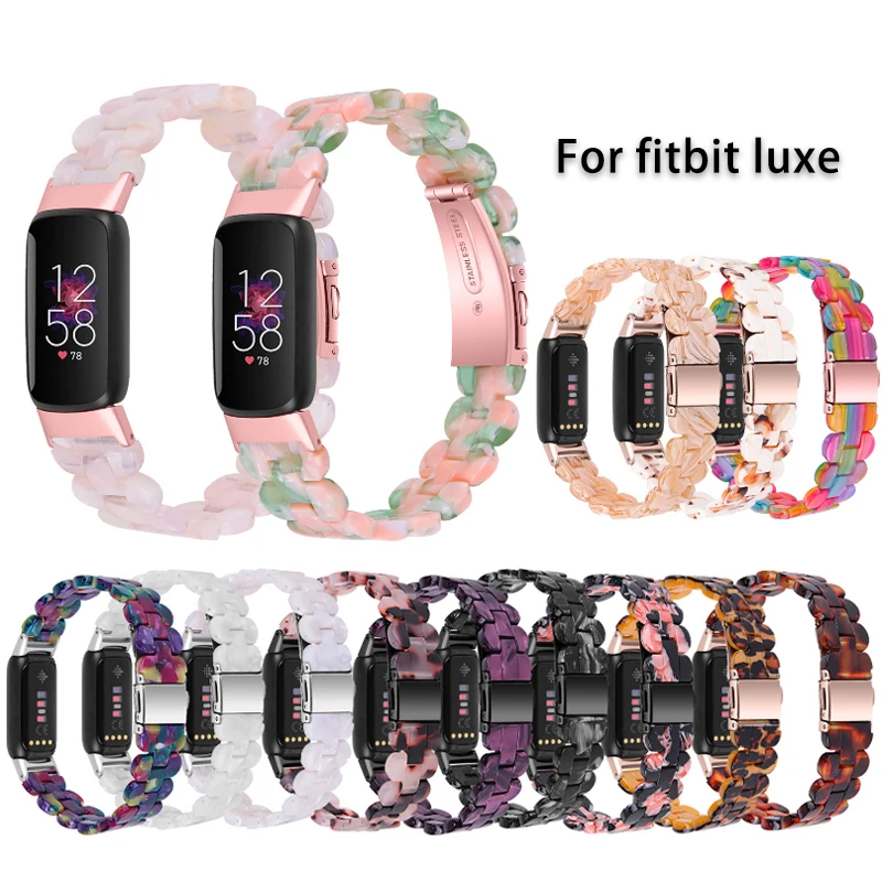 Colorful Resin Band For Fitbit Luxe Smart Watch Wrist Strap Luxy Women Men band Special Edition Accessories | Электроника