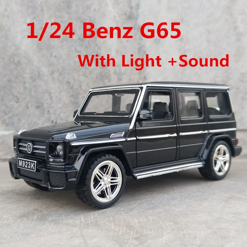 Модель автомобиля SUV AMG 1:24 G65 металлическая со звуком и светом | Игрушки хобби