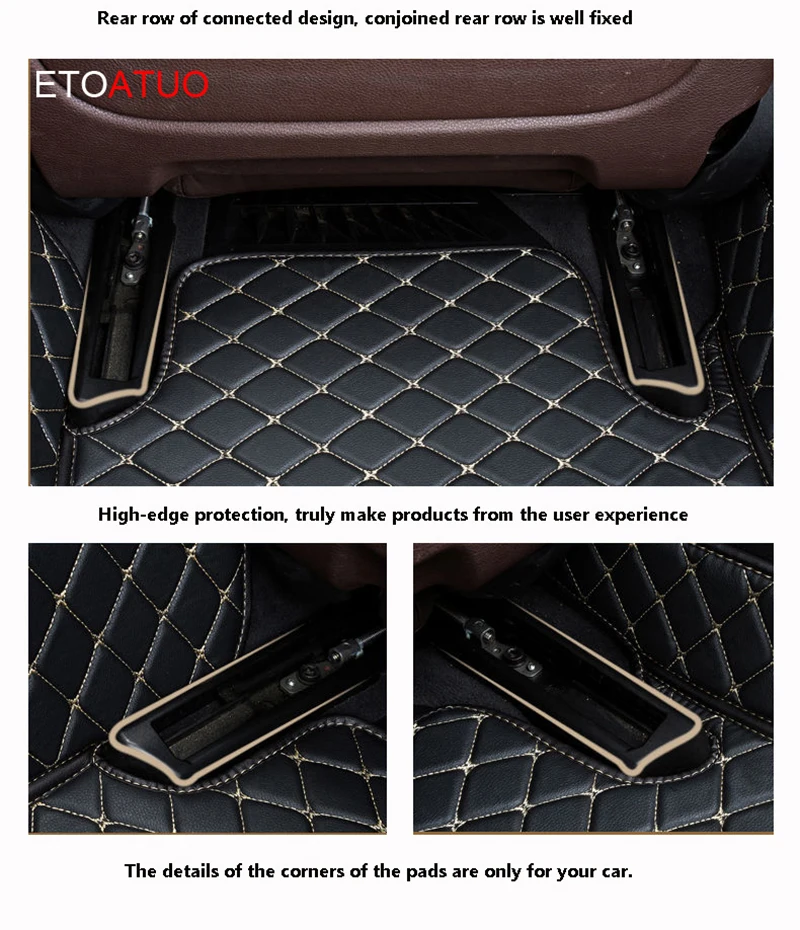 Автомобильные коврики ETOATUO для всех моделей Audi a3 8v a4 b6 b9 b8 c7 q5 a5 a6 c6 q7 q3